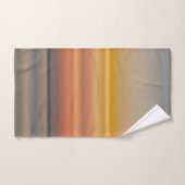 Gele en grijze lineaire verlopen bad handdoek (Handdoek)