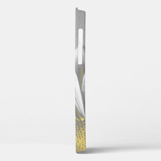 Gele en grijze platte hooglichten Case-Mate iPhone case (Achterkant / Links)