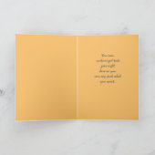 Gele en grijze wilde paarden bedankkaart (Binnen)