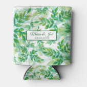 Gele en groene bladeren blikjeskoeler (Voorkant)