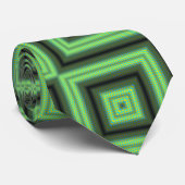 Gele en groene buizen v2 door K Yoncich Stropdas (Opgerold)