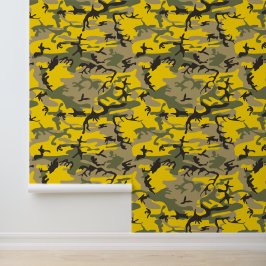 Gele en groene camouflage, leger, leger behang