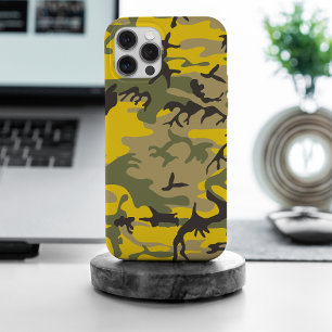 Gele en groene camouflage, leger, leger iPhone 15 pro max hoesje