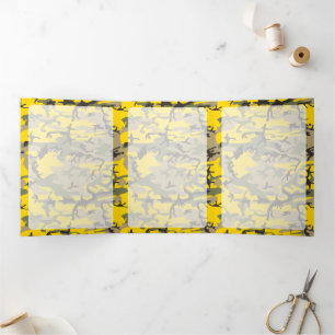 Gele en groene camouflage, leger, leger drieluik kaart