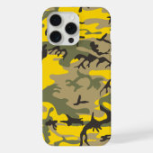 Gele en groene camouflage, leger, leger iPhone hoesje (Achterkant)