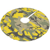 Gele en groene camouflage, leger, leger kerstboom rok (Gekanteld)