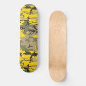 Gele en groene camouflage, leger, leger persoonlijk skateboard (Voorkant)