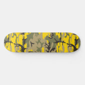 Gele en groene camouflage, leger, leger persoonlijk skateboard (Horizontaal)