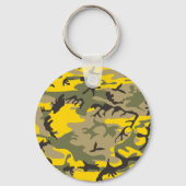 Gele en groene camouflage, leger, leger sleutelhanger (Voorkant)
