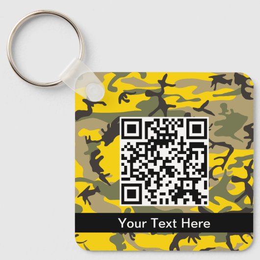 Gele en groene camouflage, leger, leger sleutelhanger (Voorkant)