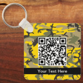 Gele en groene camouflage, leger, leger sleutelhanger (Voorkant)