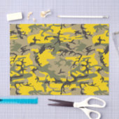 Gele en groene camouflage, leger, leger tissuepapier (Craft)