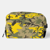 Gele en groene camouflage, leger, leger toilettasje (Achterkant)