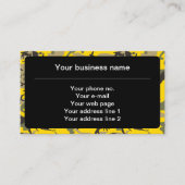 Gele en groene camouflage, leger, leger visitekaartje (Voorkant)