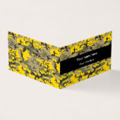 Gele en groene camouflage, leger, leger visitekaartje (Buitenkant)