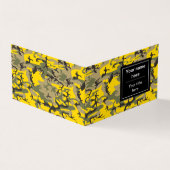 Gele en groene camouflage, leger, leger visitekaartje (Buitenkant)