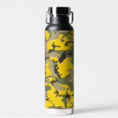 Gele en groene camouflage, leger, leger waterfles (Voorkant)