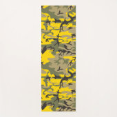Gele en groene camouflage, leger, leger yogamat (Voorkant)