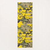 Gele en groene camouflage, leger, leger yogamat (Achterkant)