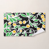 Gele en groene doodle bad handdoek (Handdoek)