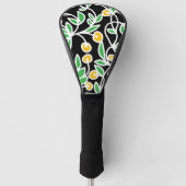 Gele en groene doodle golfheadcover (Voorkant)