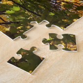 Gele en groene Herfst Legpuzzel (Zijkant)