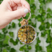 Gele en groene Herfst Sleutelhanger (Hand)
