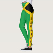 Gele en groene Jamaica-Leggings Leggings (Links)