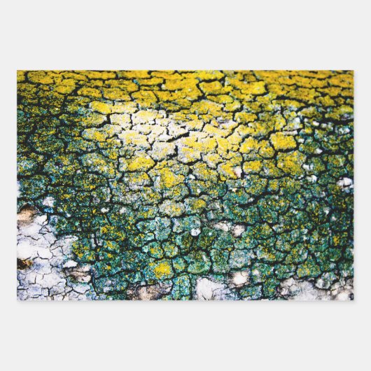 Gele en Groene Natuur Inpakpapier Vel (Voorkant 2)