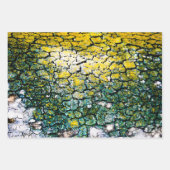 Gele en Groene Natuur Inpakpapier Vel (Voorkant)