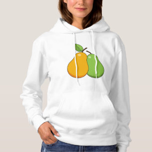 Gele en groene peren hoodie