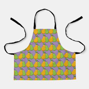 Gele en groene peren schort