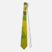 Gele en groene redbud-bladeren stropdas (Voorkant)