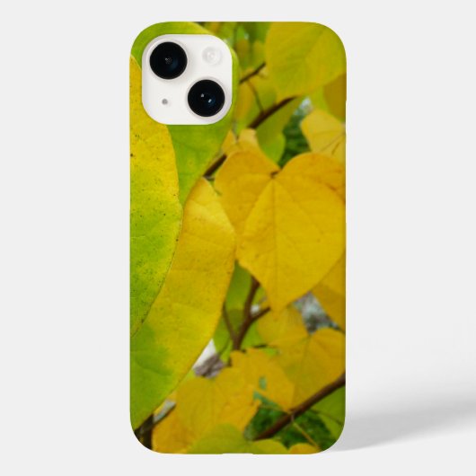 Gele en groene redbudbladeren Case-Mate iPhone case (Achterkant)