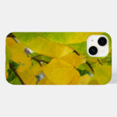 Gele en groene redbudbladeren Case-Mate iPhone case (Achterkant (horizontaal))
