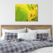 Gele en groene robots canvas afdruk (Insitu (Slaapkamer))