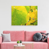 Gele en groene robots canvas afdruk (Insitu (Woonkamer))