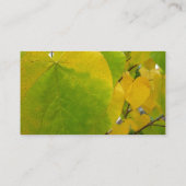 Gele en groene robots visitekaartje (Achterkant)