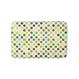 Gele en groene Stippen Badmat