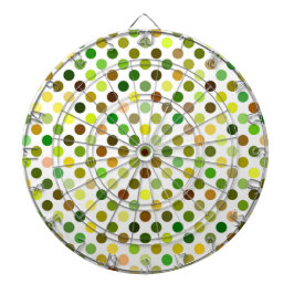 Gele en groene Stippen Dartbord
