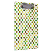 Gele en groene Stippen Klembord (Rechts)
