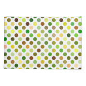Gele en groene Stippen Kussensloop (Achterkant)