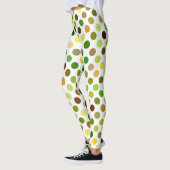 Gele en groene Stippen Leggings (Links)