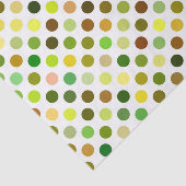 Gele en groene Stippen Tissuepapier (Detail)