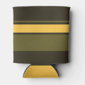  gele en groene strepen blikjeskoeler (Voorkant)