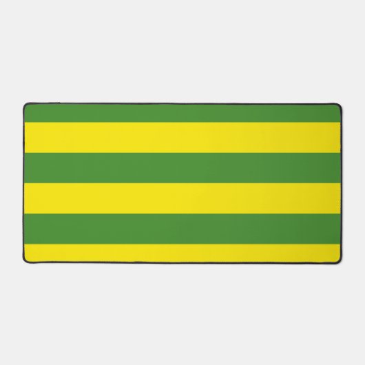 Gele en groene strepen bureaumat (Voorkant)