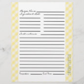 Gele en groene strepen en cheques (Voorkant)