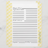 Gele en groene strepen en cheques (Voorkant / Achterkant)