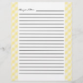 Gele en groene strepen en cheques (Achterkant)