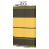  gele en groene strepen heupfles (Links)